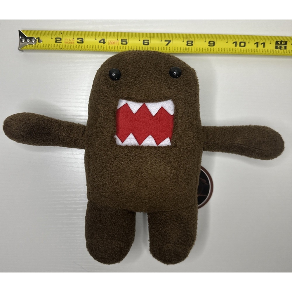 Domo Plush Brown‎ Stuffed Animal RETIRED NHK,  NWT